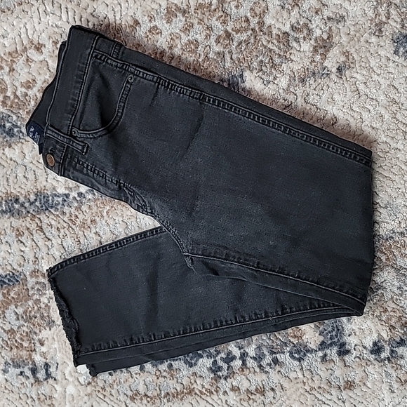 J.CREW high rise vintage straight faded black jeans size 26 - Picture 3 of 10